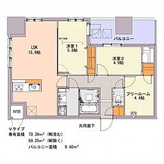 物件の間取り