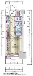 プレサンス上前津ディアシス 1Kの間取図画像