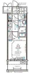 ディアレイシャス上前津 1Kの間取図画像