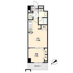グランルクレ新栄イースト 1LDKの間取図画像