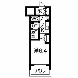 間取図画像 1K