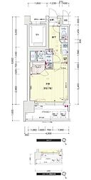 プレサンス栄ライズ 1Kの間取図画像