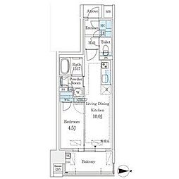 GRANPASEO丸の内 1LDKの間取図画像