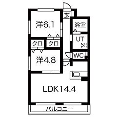 物件の間取り