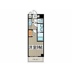 エスリード上前津エアスタ 1Kの間取図画像