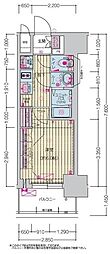 プレサンス上前津ディアシス 1Kの間取図画像
