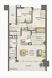 間取図画像 3LDK