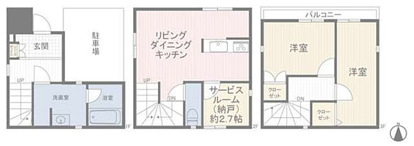 間取りを拡大表示
