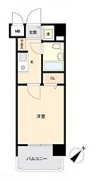 ラ・レジダンス・ド・サントゥール 1Kの間取図画像