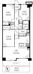 間取図画像 3LDK