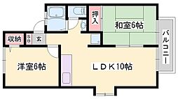 ピュアリティ21 2LDKの間取図画像