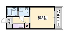 ハイム菅生台 1Kの間取図画像