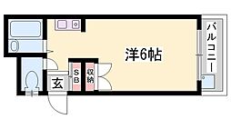 プルミエ・メゾン ワンルームの間取図画像