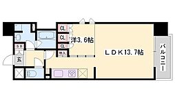 サクラメント駅南大路 1LDKの間取図画像