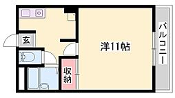 ラ・フェスタ加東 1Kの間取図画像