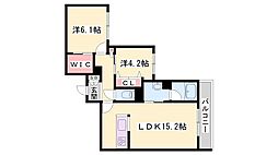 シャーメゾン英賀保東 2LDKの間取図画像
