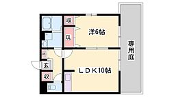 モナリエ 1LDKの間取図画像