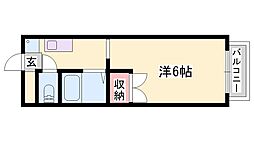 間取図画像 1K