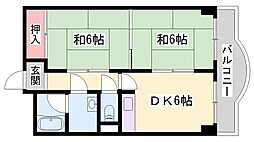 間取図画像 2DK
