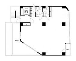 フレックス三軒茶屋上馬オフィスビルの間取図画像