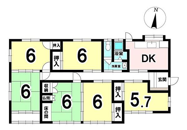 間取りを拡大表示