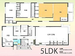 南区高宮4丁目 5LDKの間取り