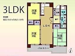 間取図画像 3LDK