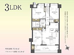 間取図画像 3LDK