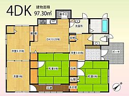 小郡市大保 4DKの間取り