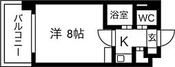メゾン・ド・セティエーヌ 1Kの間取図画像