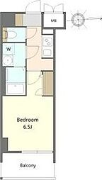 S-RESIDENE名駅北alesia(アレシア) 1Kの間取図画像