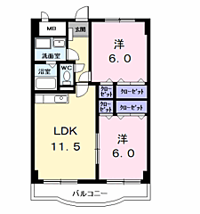物件の間取り