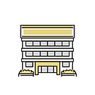 役所「名古屋市中川区役所まで649m」
