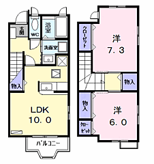 物件の間取り