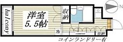 メゾン・ド・セレブラルB棟 ワンルームの間取図画像