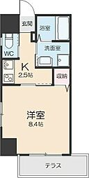Field Village Sasashima 1階1Kの間取り