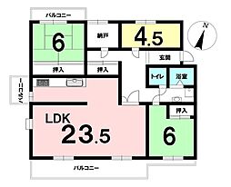 間取図画像 3SLDK