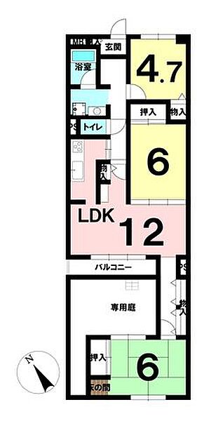 間取りを拡大表示