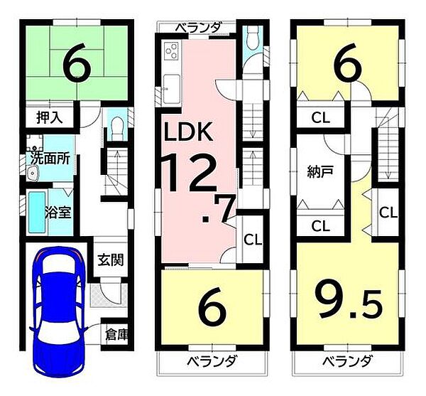 間取りを拡大表示