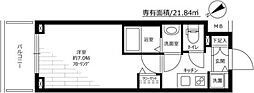グランドガーラ横濱山下町 1Kの間取図画像