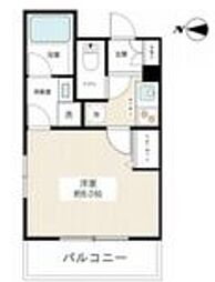 フェルクルール新横浜 1Kの間取図画像