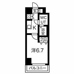 間取図画像 1K