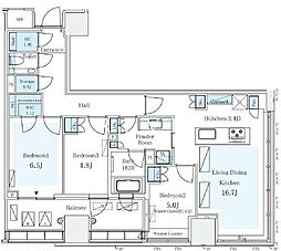 間取図画像 3LDK