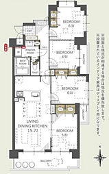物件画像 ユーハウス第2津島 3階