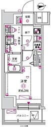 CREST TAPP川崎港町 1Kの間取図画像