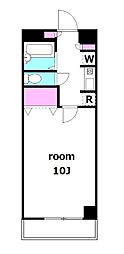オリーブフォレスト 1Kの間取図画像