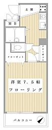 アルテナード 1Kの間取図画像