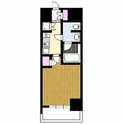 スパシエ川崎エセンザ 1Kの間取図画像