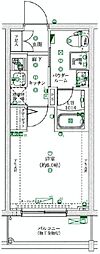 スパシエガーデン川崎梶ヶ谷 1Kの間取図画像