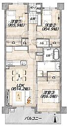 間取図画像 3LDK